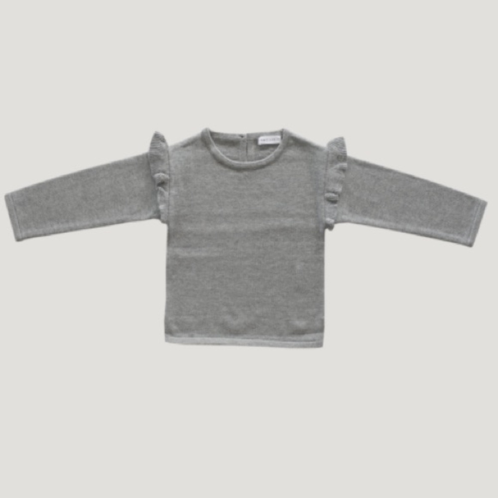 Jamie Kay Knit Flutter Sleeved Sweater Size 3T